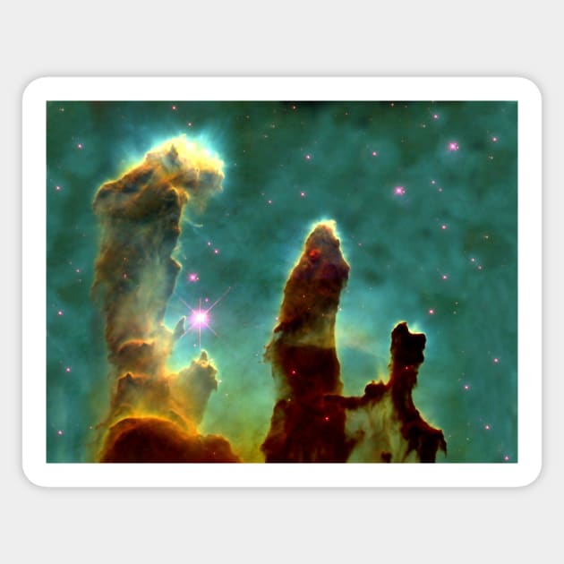 Eagle Nebula Sticker by luckylucy